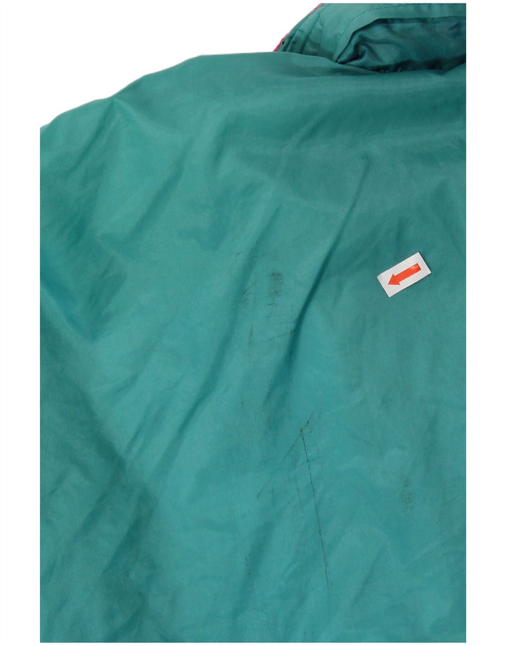 Jachetă de ploaie cu glugă PUMA pentru bărbați UK 42 XL, albastru, nailon color bloc