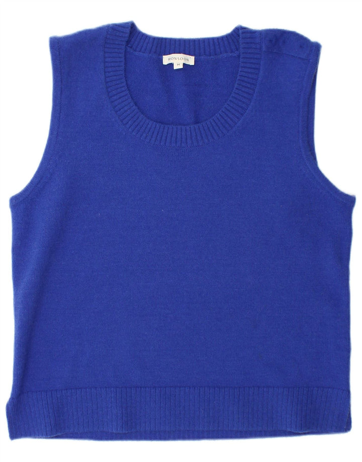Vestă pentru femei Monsoon Tank Top UK 14 Medium Blue Acrylic