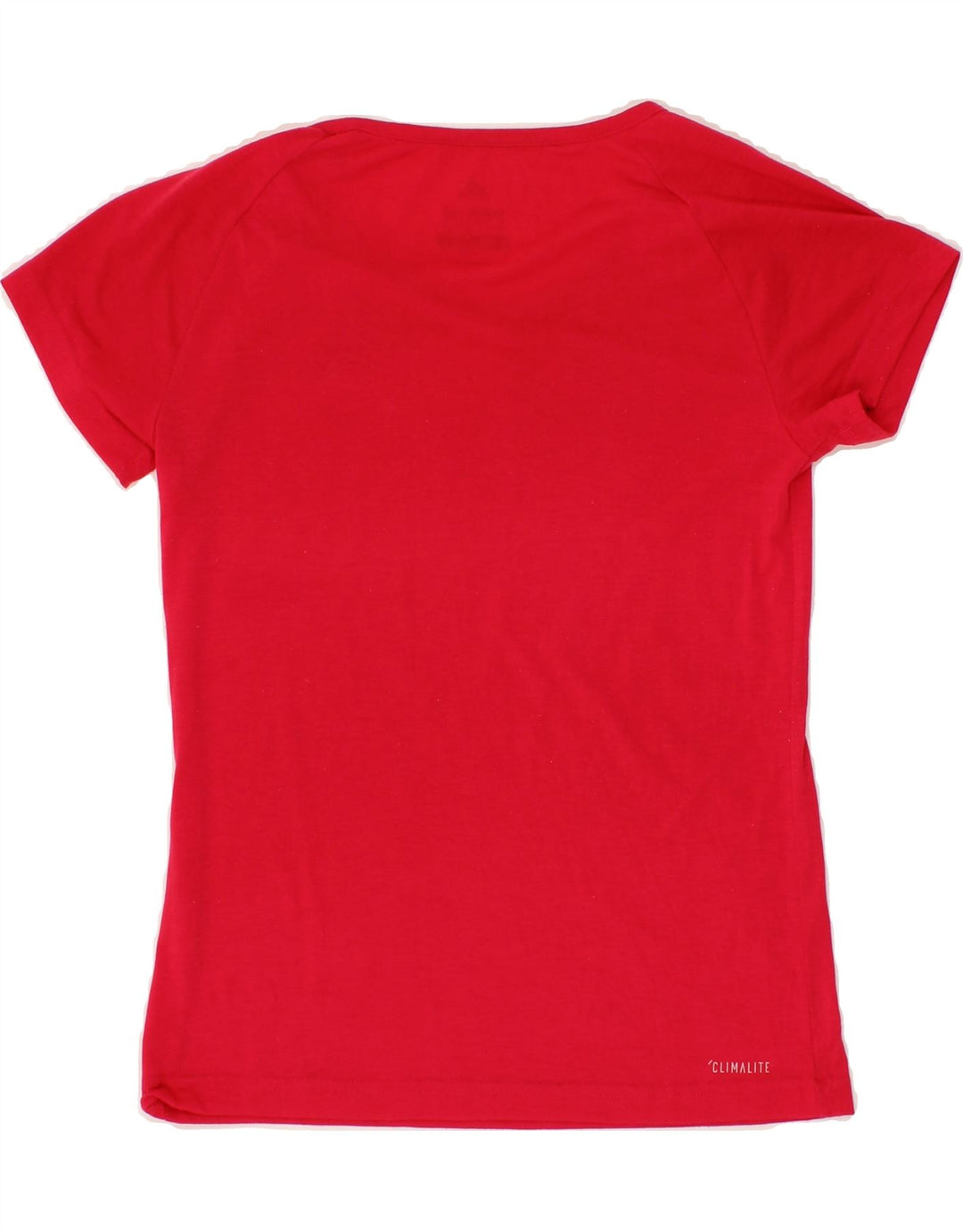 ADIDAS Boys Climalite T-Shirt Top 11-12 Years Red Vintage Adidas and Second-Hand Adidas from Messina Hembry 