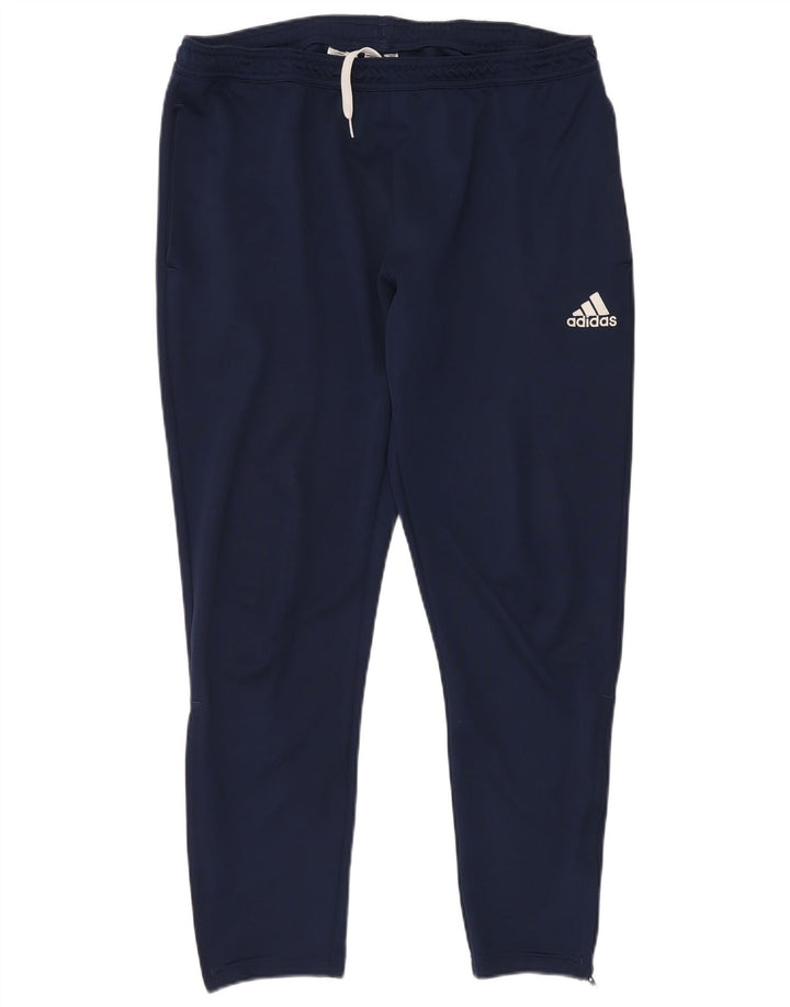 Pantaloni de trening Adidas Aeroready pentru bărbați XL, poliester bleumarin