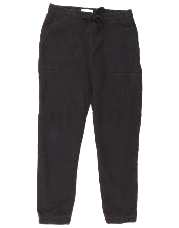 Pantaloni de vânt pentru bărbați Marks & Spencer, cu ajustare normală, bumbac negru mic