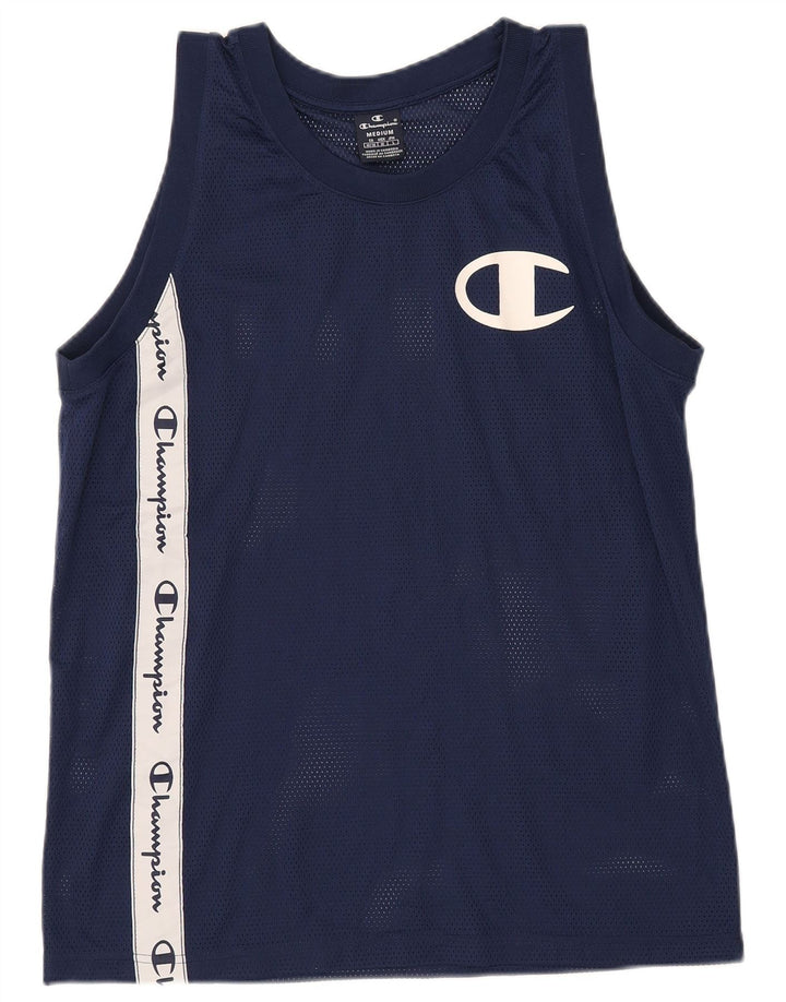 Top din jerseu pentru bărbați Champion Medium Bleumarin Colorblock