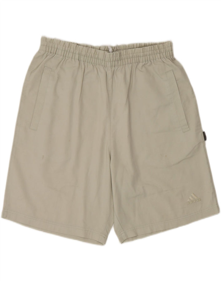 Pantaloni scurți chino pentru bărbați Adidas Large W34 poliester bej