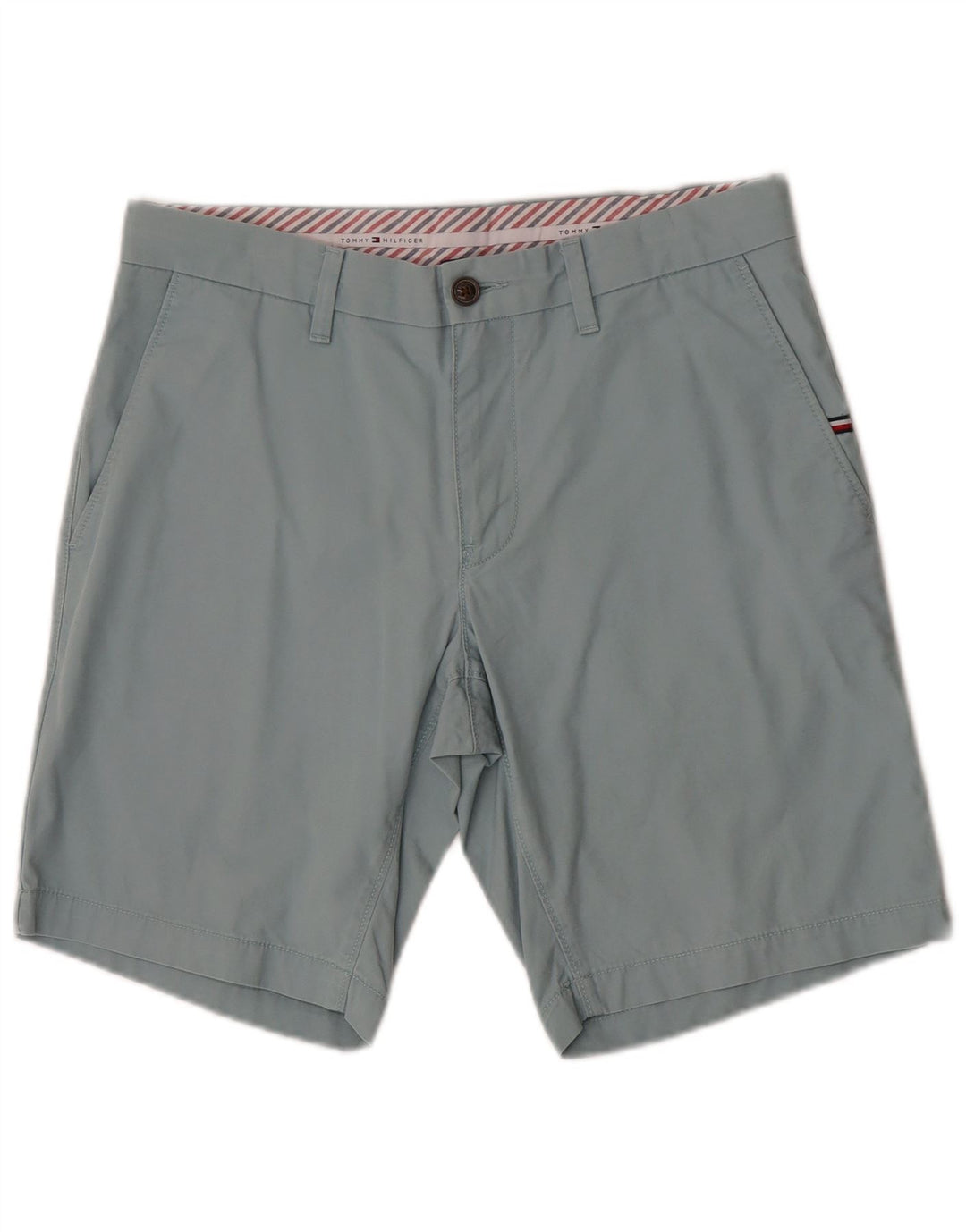 Pantaloni scurți chino Tommy Hilfiger pentru bărbați W32, bumbac albastru mediu