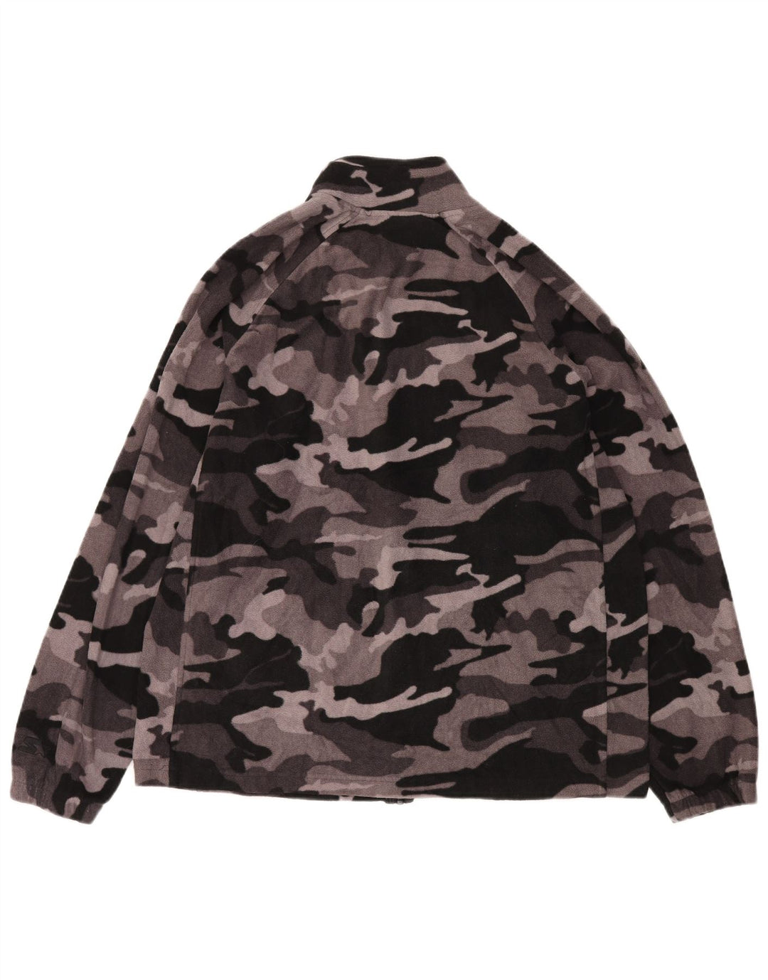 Jachetă fleece pentru bărbați STARTER UK 42/44 mare, gri, camuflaj, poliester