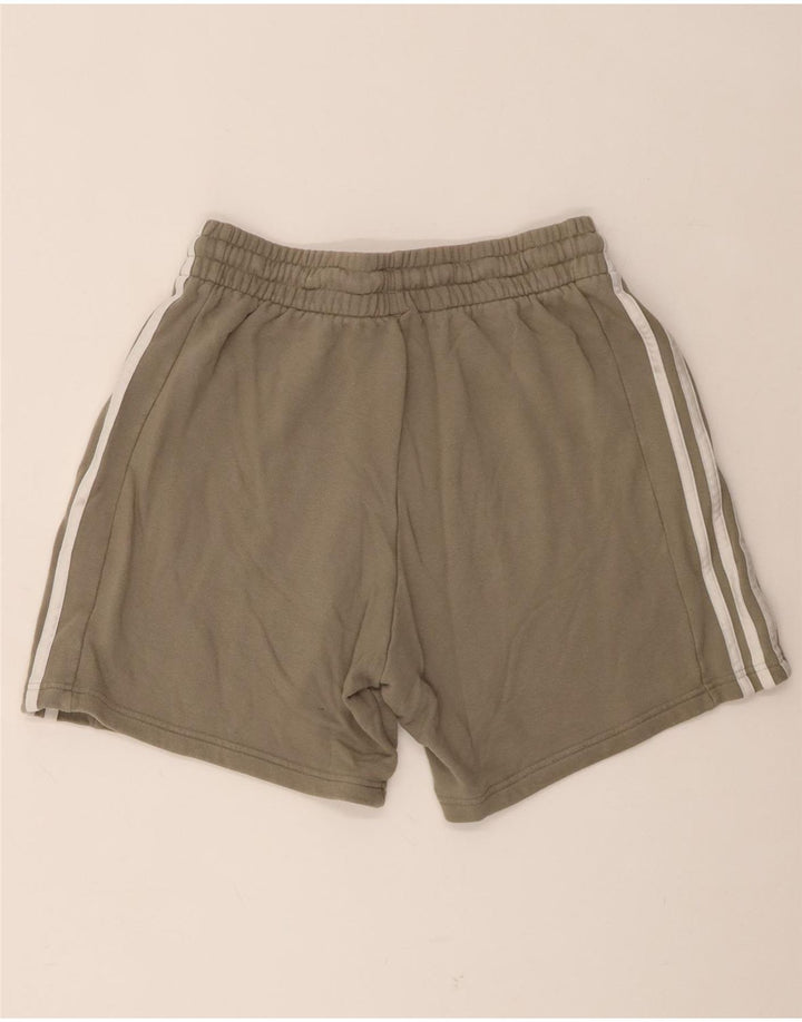 Pantaloni scurți sport Adidas pentru bărbați, bumbac mediu kaki