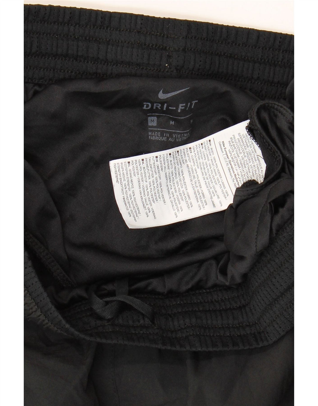 Pantaloni scurți sport Nike Dri Fit pentru bărbați, poliester mediu negru