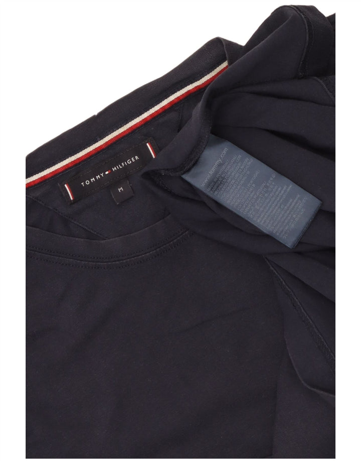 Tricou pentru bărbați Tommy Hilfiger Top mediu din bumbac bleumarin