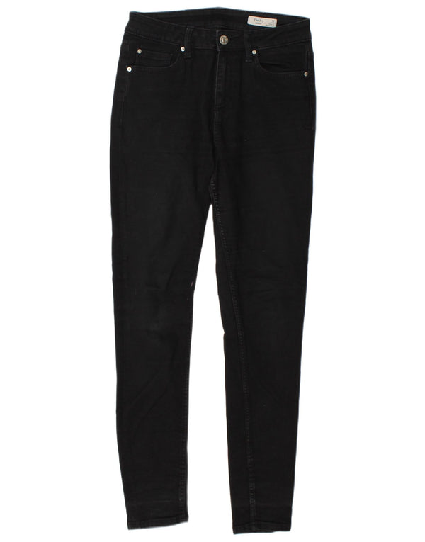 Marks & Spencer Womens The Ivy Skinny Jeans UK 10 Small W27 L30 Black