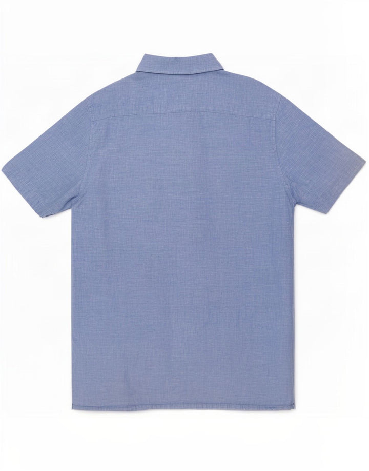 Crew Clothing Cămașă cu mânecă scurtă pentru bărbați, XL, in albastru
