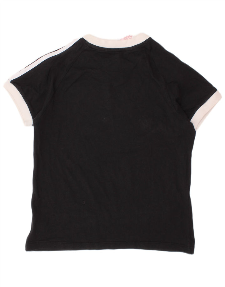 Tricou Băieți ADIDAS Top 7-8 Ani XS Bumbac Negru