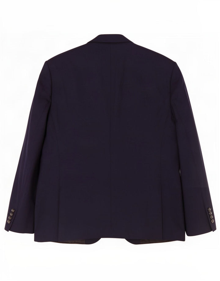 Blazer pentru bărbați Zara cu 2 nasturi EU 56 XL Poliester bleumarin