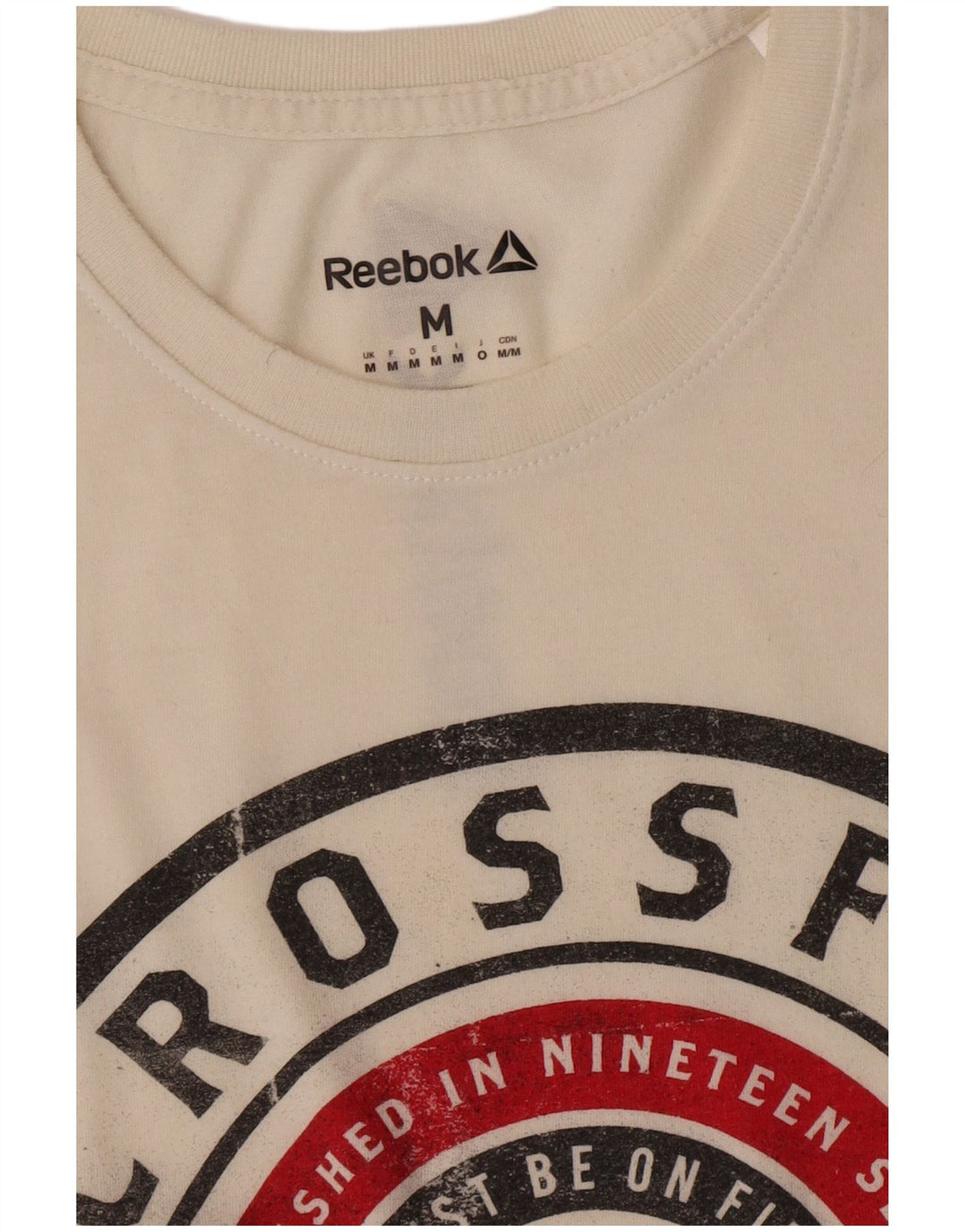 Tricou grafic pentru bărbați Reebok Top Medium White