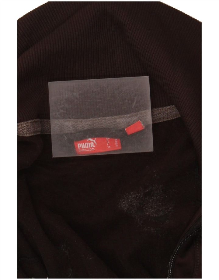 Jachetă de top pentru trening grafic PUMA pentru femei UK 12 Medium Black