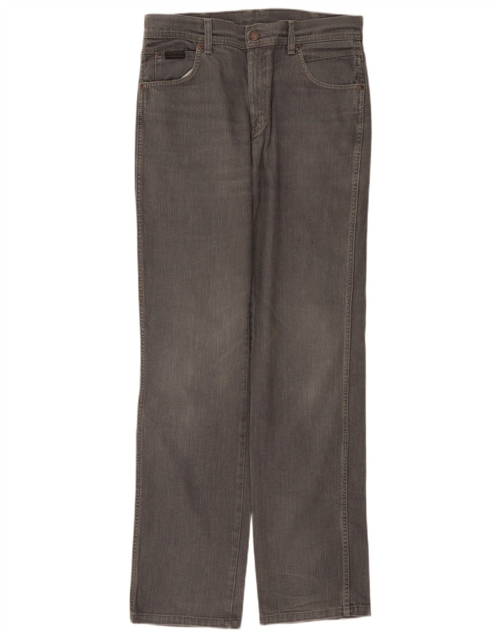 Blugi drepte stretch pentru bărbați Wrangler Texas W33 L36 bumbac gri