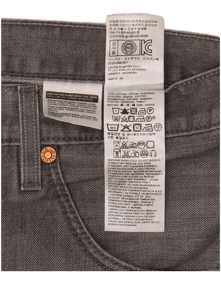 Blugi conici pentru bărbați Levi's 508 W34 L32 bumbac gri