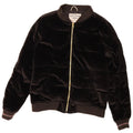 Geaca Superior Fete Velour Captusita 13-14 Ani Poliester Negru
