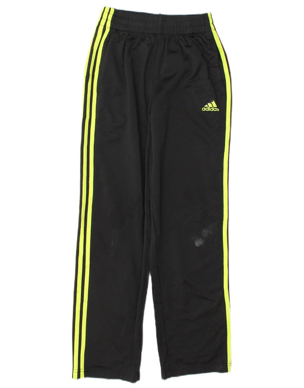 Adidas Băieți Pantaloni Trening Pantaloni Joggeri 10-11 Ani Poliester Negru Mediu