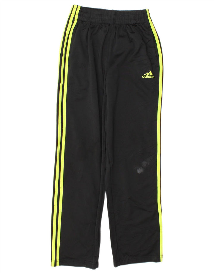 Adidas Băieți Pantaloni Trening Pantaloni Joggeri 10-11 Ani Poliester Negru Mediu