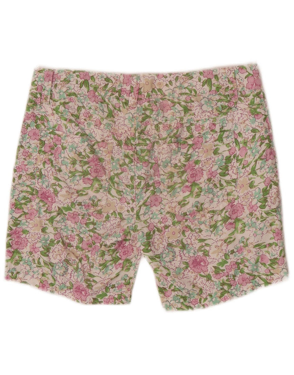 Pantaloni scurți casual Benetton Fete 11-12 Ani 2XL W29 Multicolor Floral