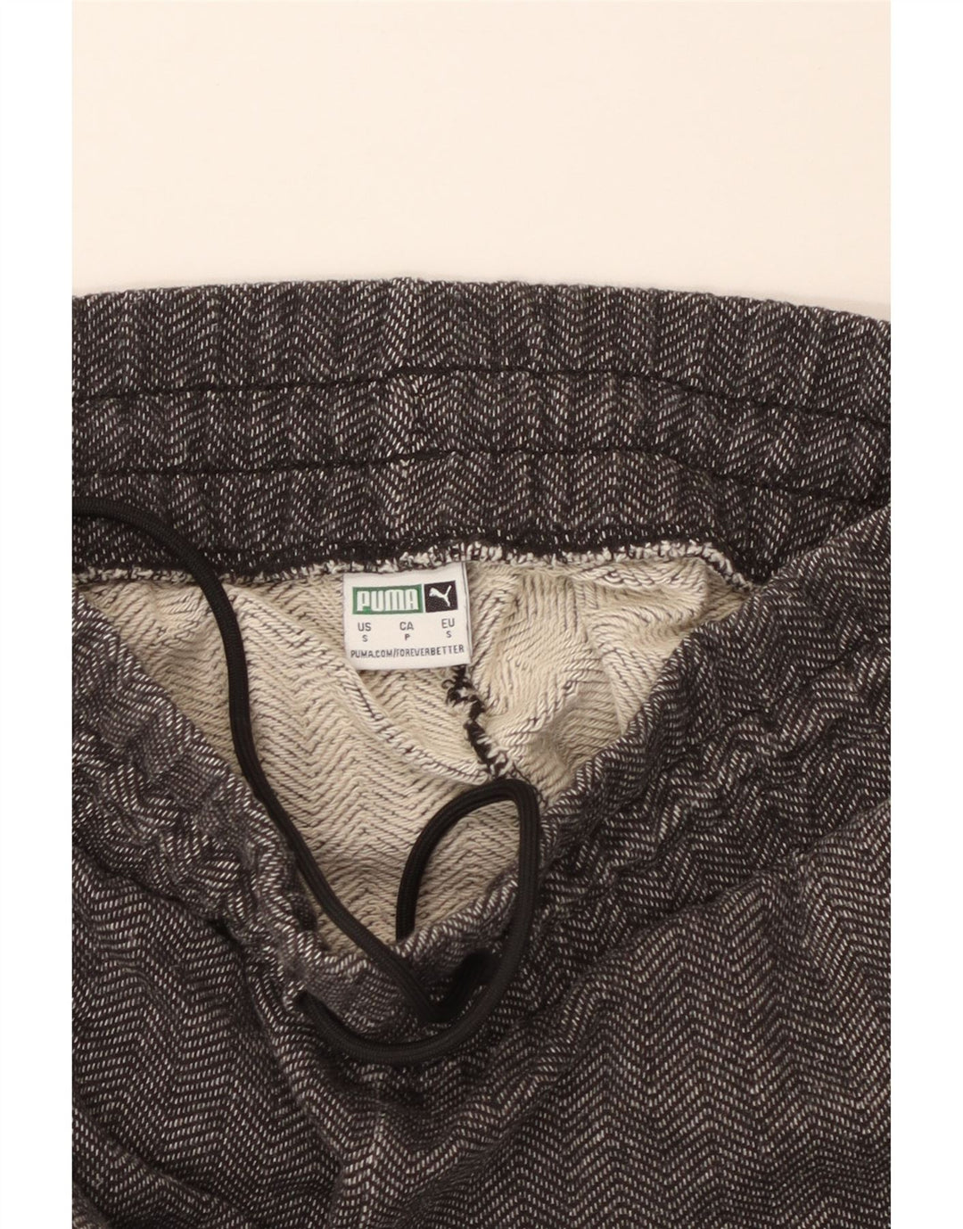 Pantaloni de trening PUMA pentru femei UK 10 Small Grey Herringbone