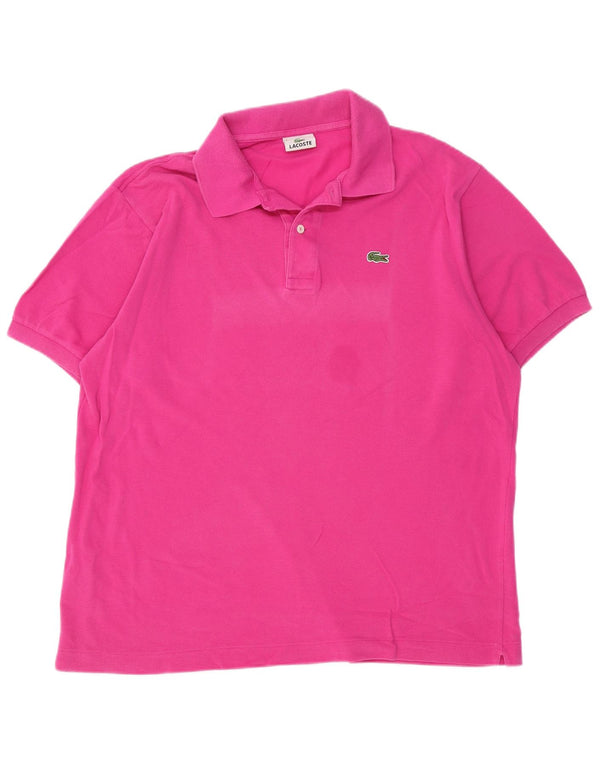 Tricou polo LACOSTE pentru barbati marimea 6 XL bumbac roz