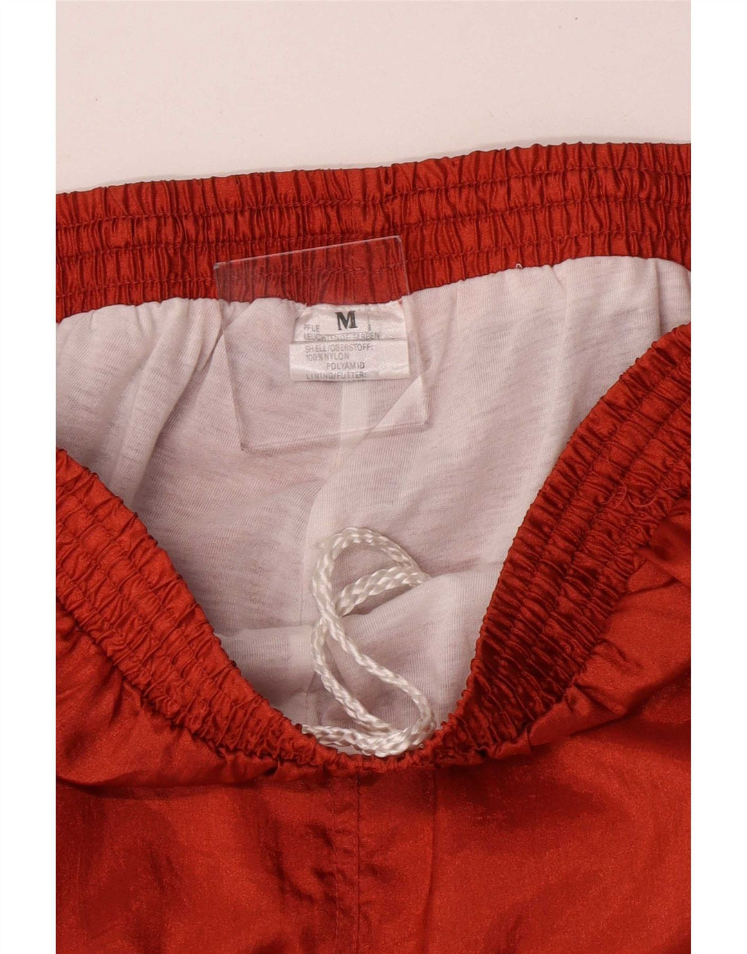 VINTAGE Pantaloni de trening pentru bărbați Pantaloni de jogging Nailon portocaliu mediu