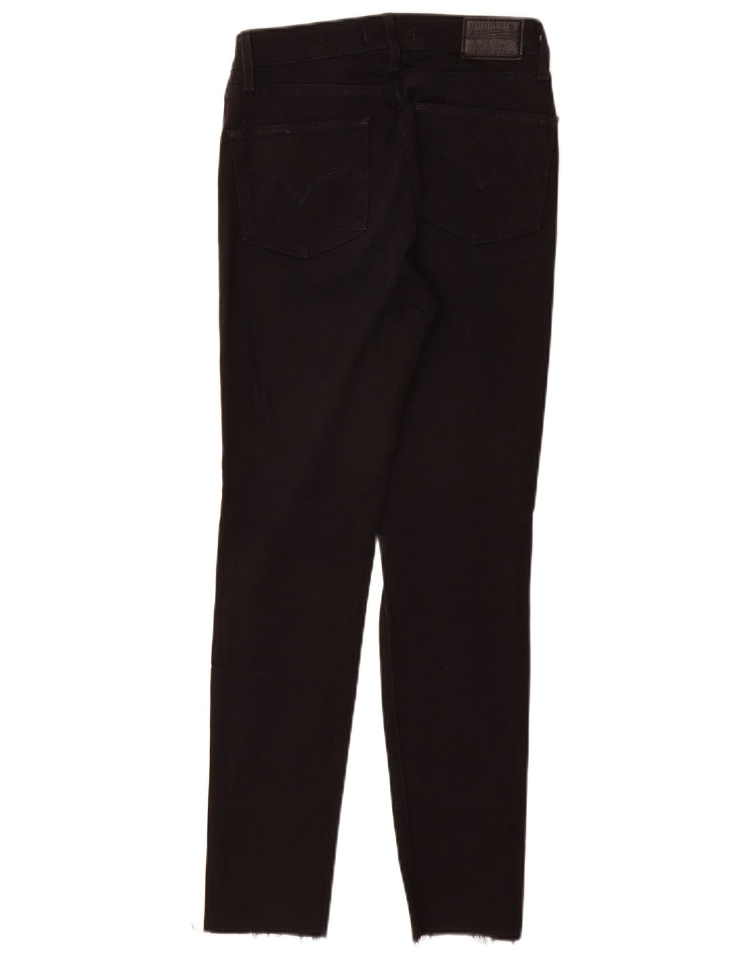 Blugi skinny cu talie înaltă pentru femei LEVI'S 721 L27 L28 bumbac negru