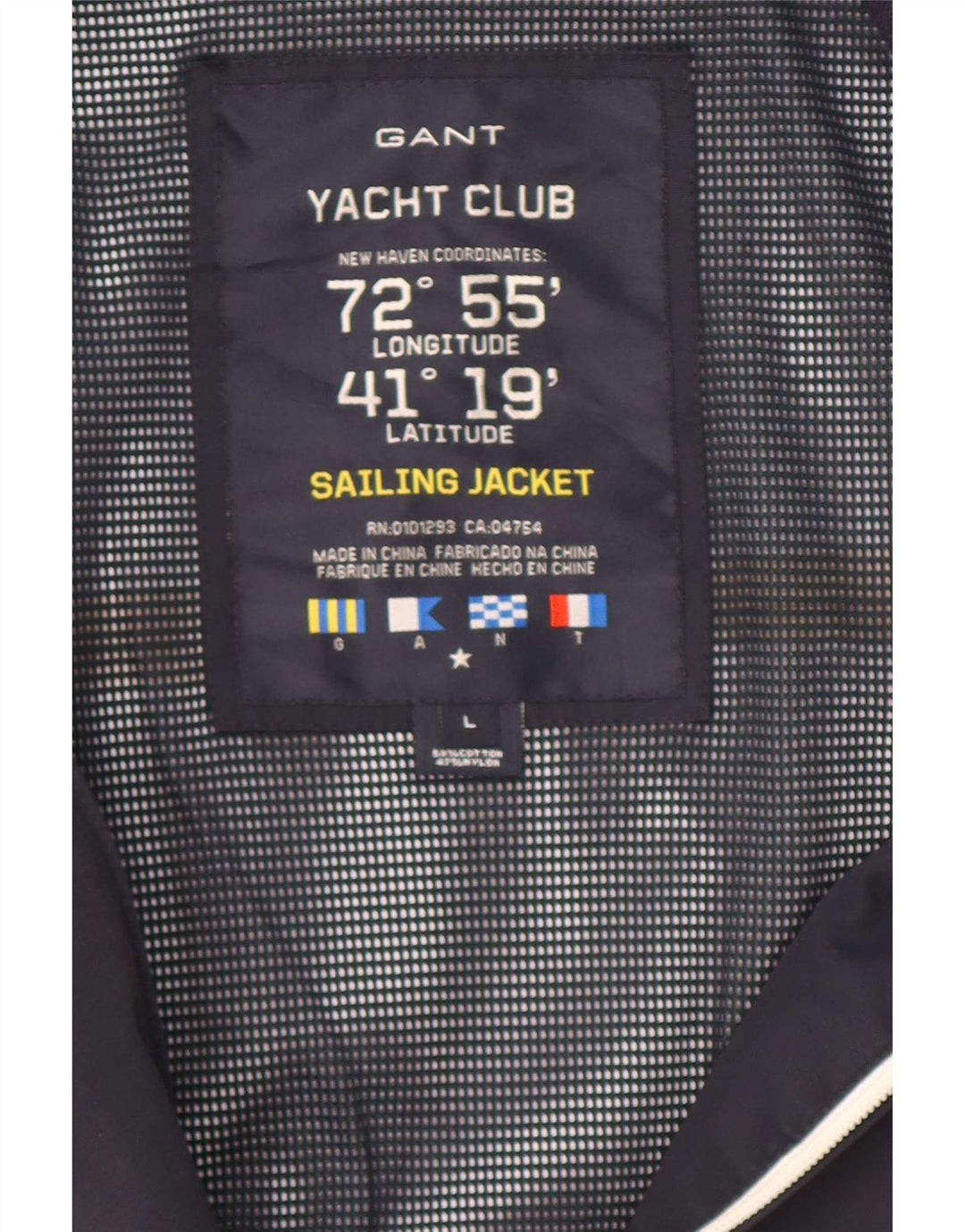 Gant Bomber Jacket pentru bărbați UK 40 Large Bleumarin