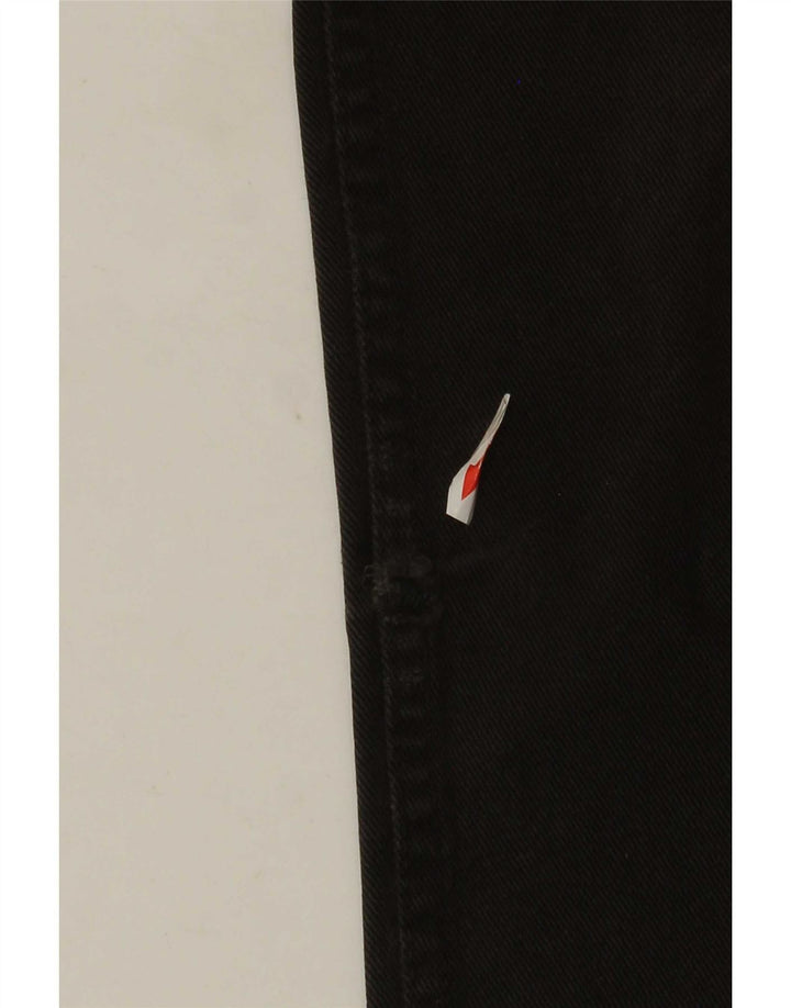 Blugi drepti pentru bărbați Wrangler W36 L32 bumbac negru