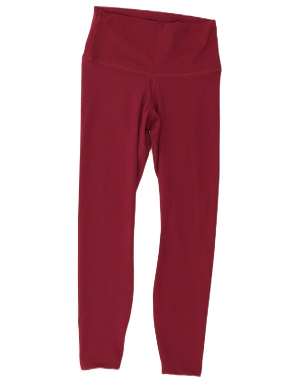 Leggings yoga pentru femei Nike UK 12 Burgundy mediu