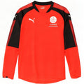 Tricou cu mânecă lungă Puma pentru bărbați, roșu, color bloc, poliester