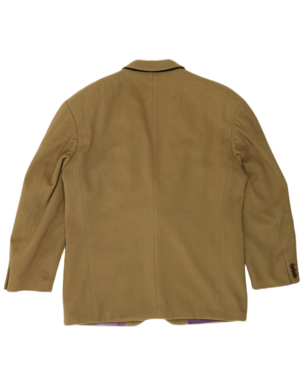 Sacou Hugo Boss pentru bărbați cu 2 nasturi IT 52 XL Lână verde