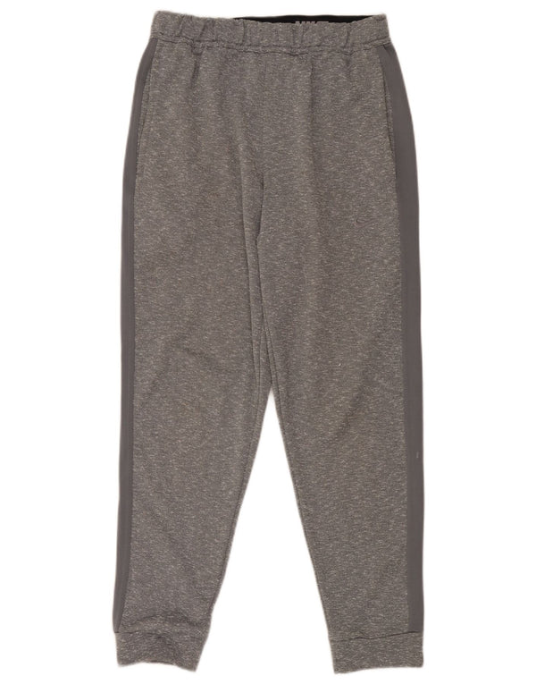 Pantaloni de trening Nike Dri Fit pentru bărbați Pantaloni de jogging Mici, gri, poliester cu pături