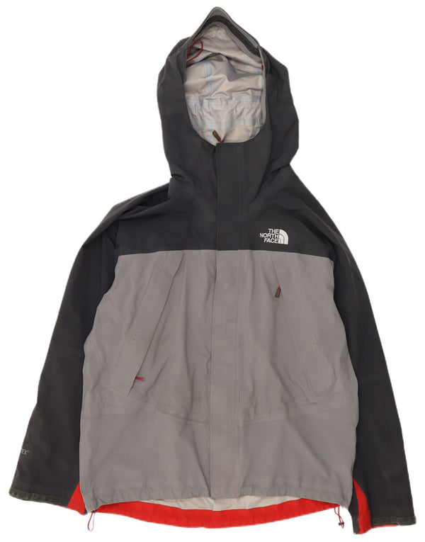 Jachetă de ploaie cu glugă pentru bărbați The North Face UK 40, mare, gri Colorblock
