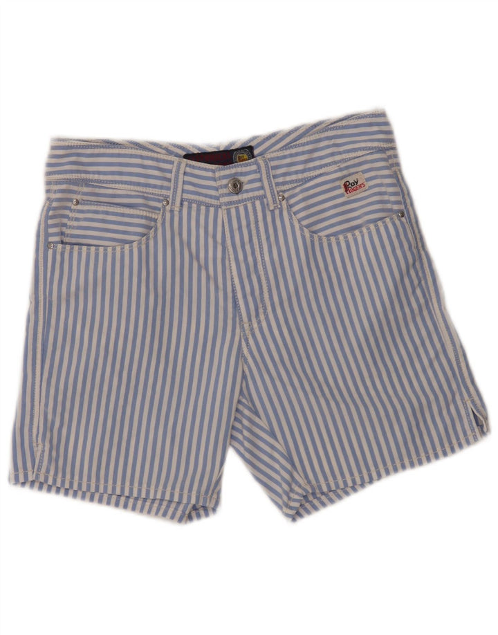 Pantaloni scurți casual Roy Rogers pentru femei IT 44 Medium W30 Blue Pinstripe