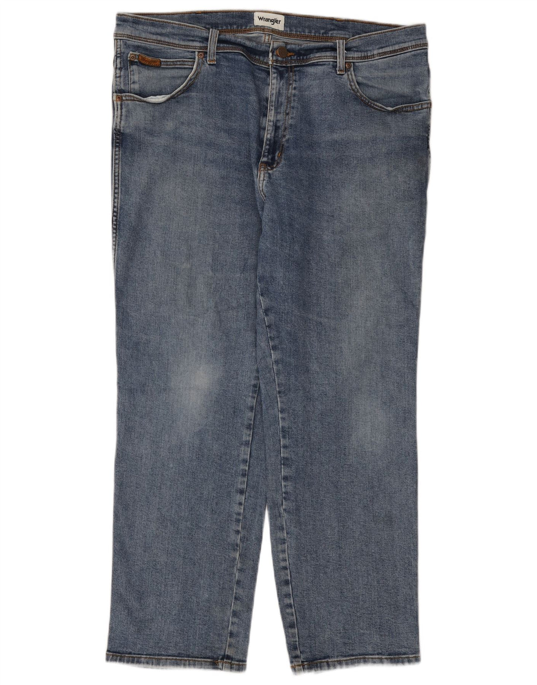 Blugi drepte pentru bărbați Wrangler Texas W40 L30 bumbac albastru