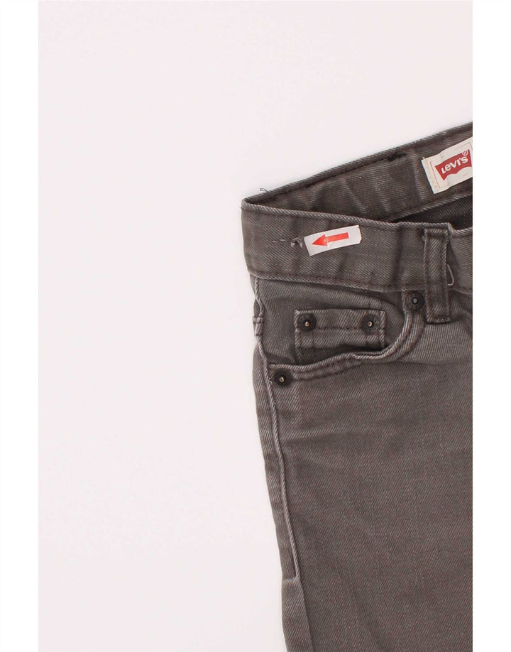 Levi's Boys 511 Distressed Slim Jeans 4-5 ani W22 L18 bumbac gri