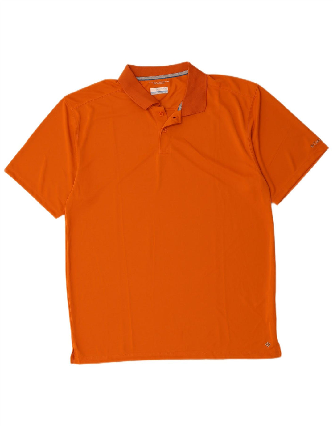 Tricou polo Columbia Omni-Shade pentru bărbați, XL, poliester portocaliu