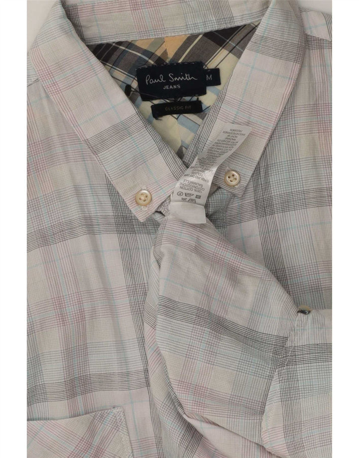 Cămașă pentru bărbați Paul Smith, cu tăiere clasică, din bumbac cu carouri medii, multicolore