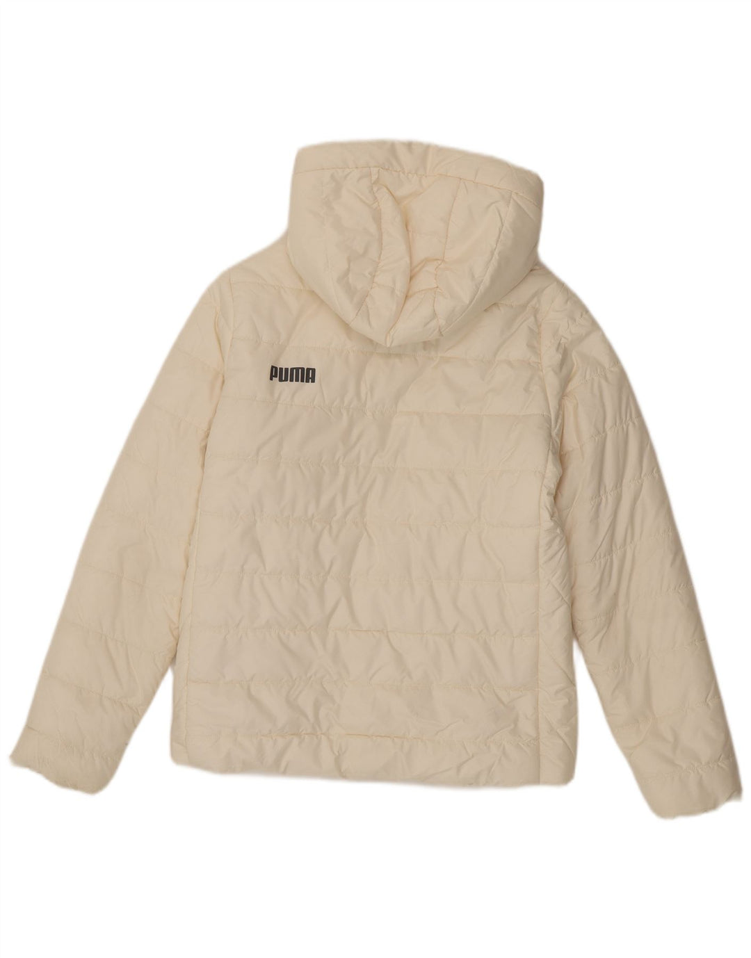Jachetă căptușită cu glugă Puma pentru femei UK 10 Poliester alb mic