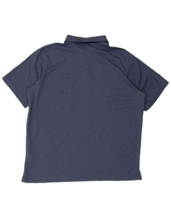 Tricou polo Columbia Omni-Wick pentru bărbați XL, poliester bleumarin