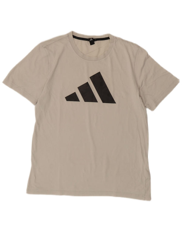 Tricou grafic pentru bărbați Adidas Top Medium White Bumbac