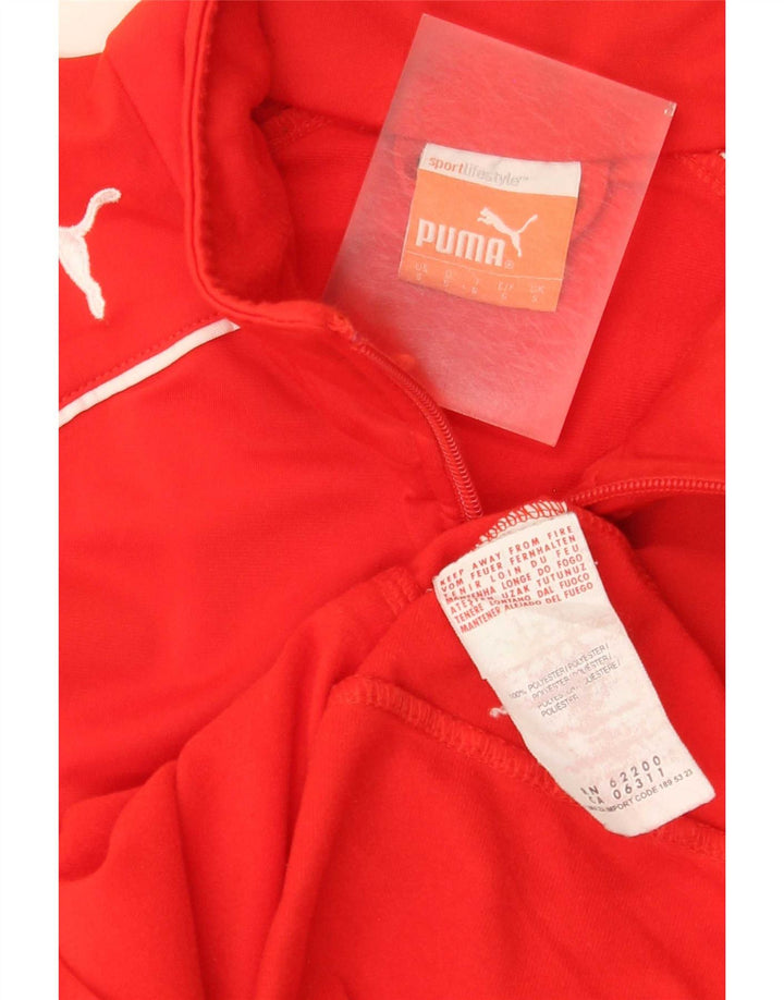 Jachetă de trening pentru bărbați Puma, poliester portocaliu mic