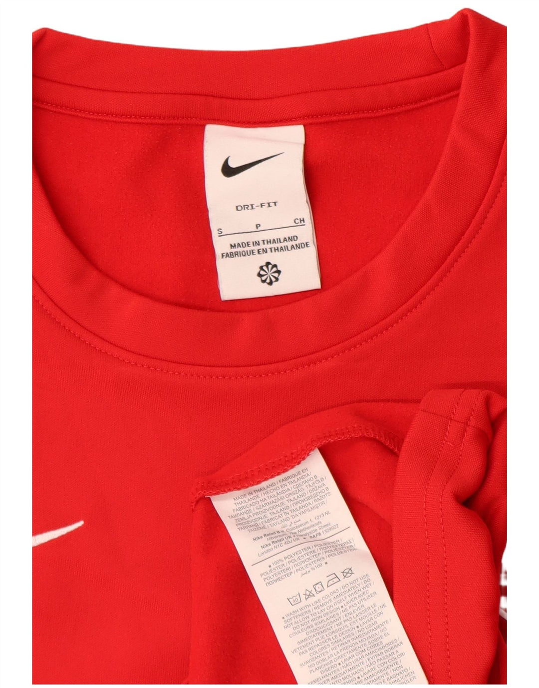 Nike pentru bărbați Washington F.C. Top cu mânecă lungă mic poliester roșu