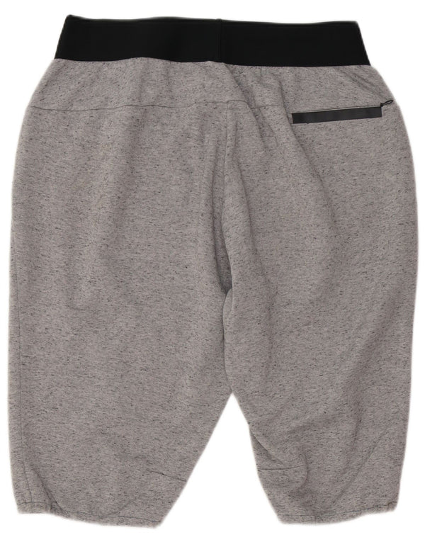 Adidas Womens Sport Shorts UK 20/22 XL  Grey Flecked Cotton