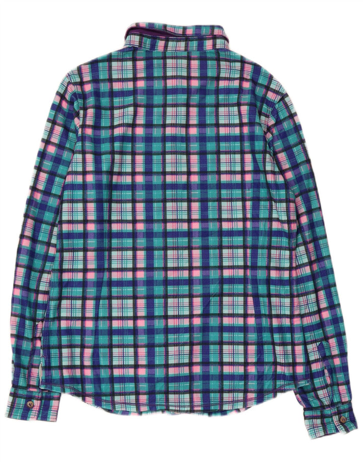 Cămașă de flanel pentru femei BRUGI UK 14, mare, cu carouri albastre