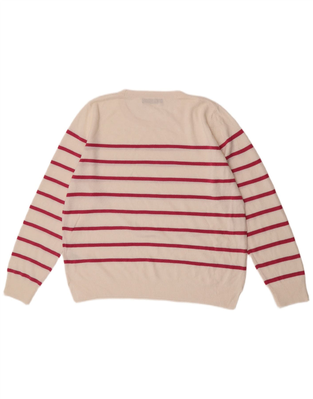 Pulover pentru femei Marks & Spencer cu decolteu triplu UK 16, mare, alb