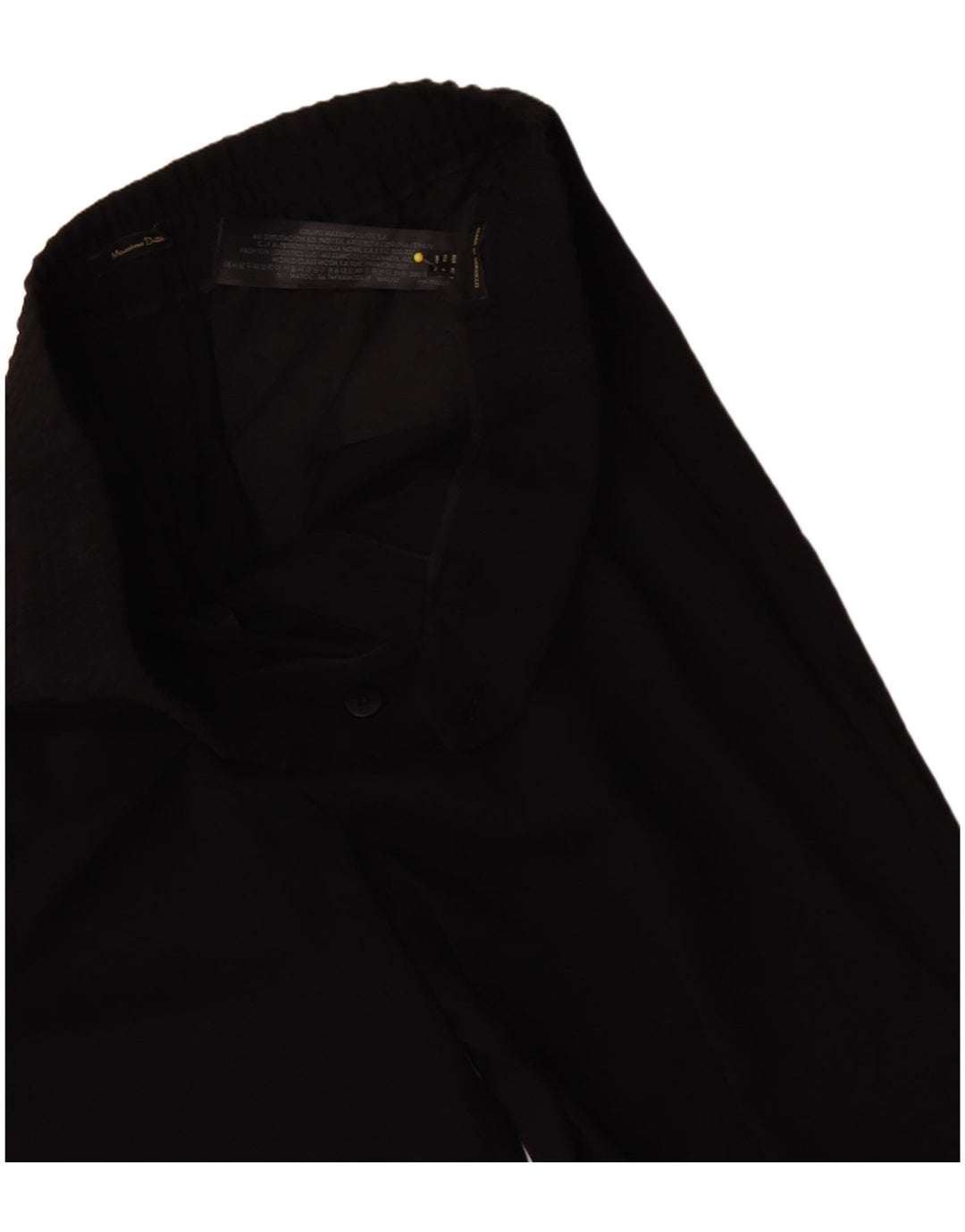 MASSIMO DUTTI Pantaloni drepti pentru femei EU 40 Medium W30 L26 Negru