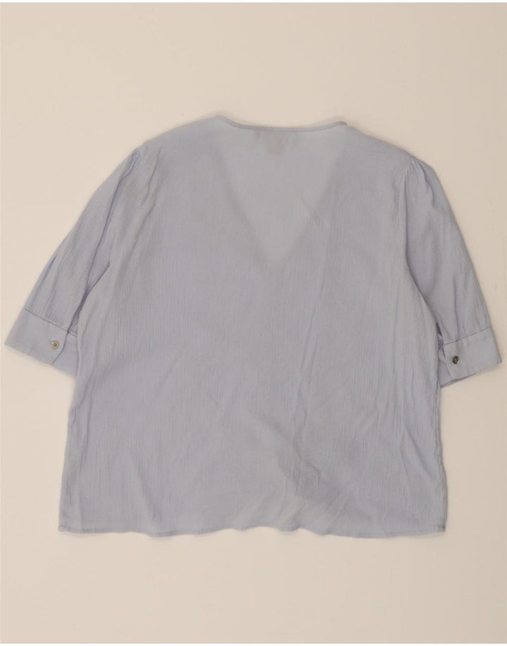 MICHAEL KORS Womens Blouse Top UK 16 Large Blue Vintage Michael Kors and Second-Hand Michael Kors from Messina Hembry 